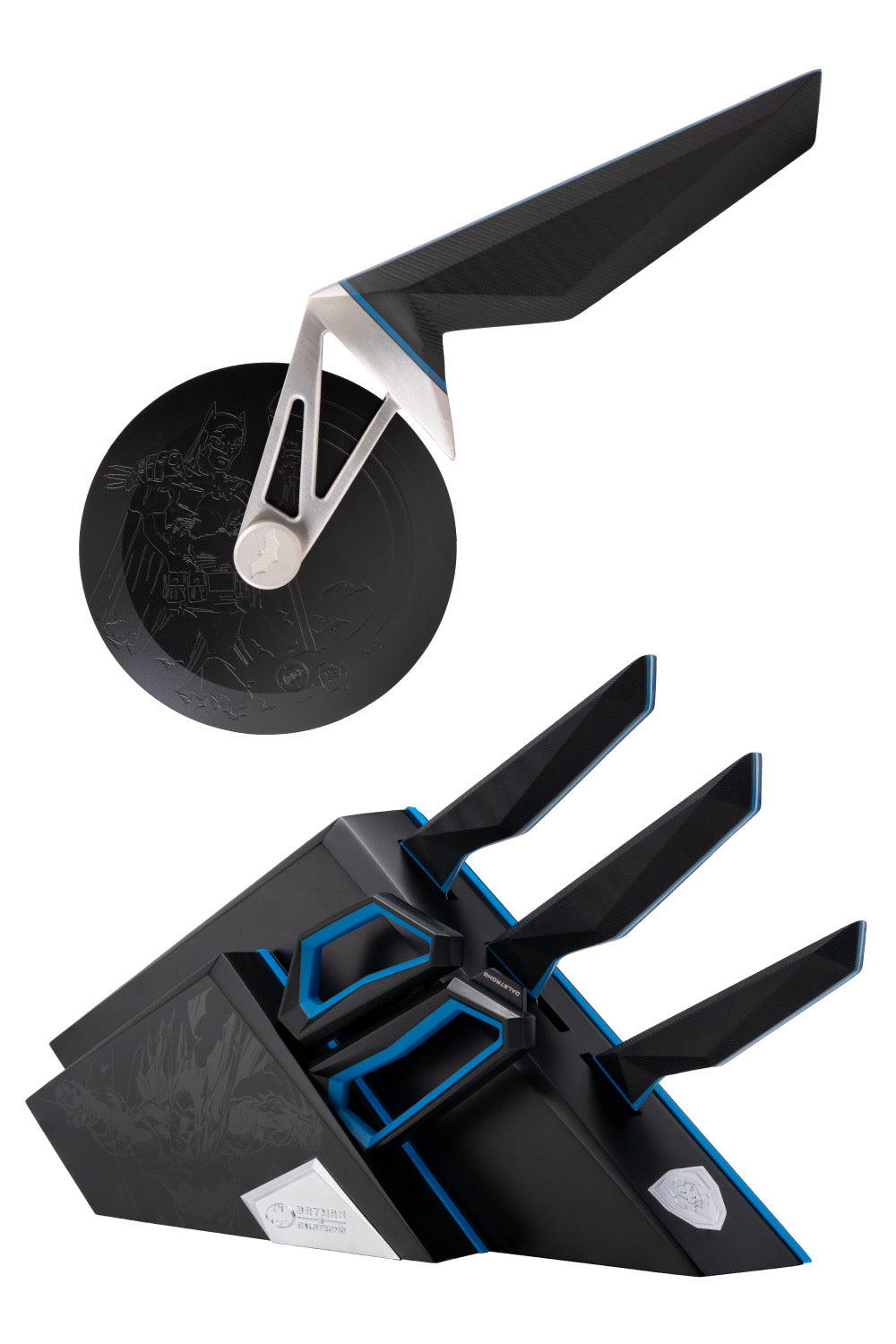 Batman™ Edition Bundle | Knife Block Set + Pizza Wheel | Dalstrong © - 1