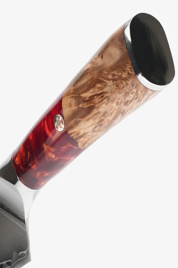 Chef's Knife 8" | Blood Raider Red Handle | Valhalla Series | Dalstrong ©