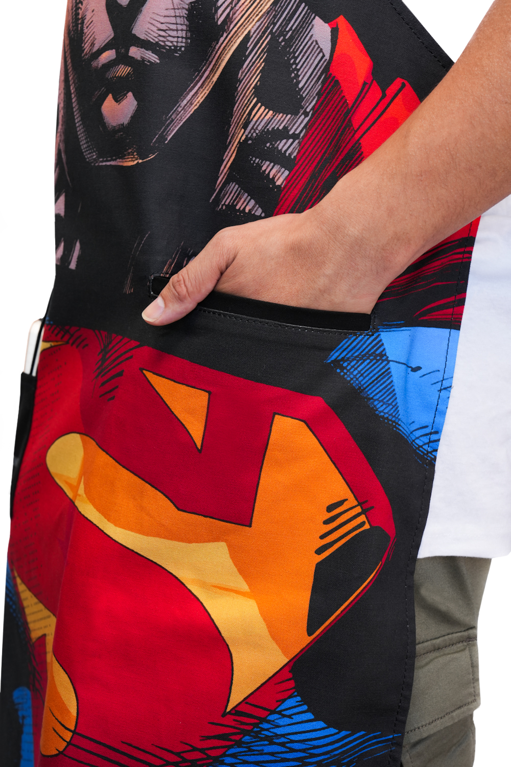 Chef's Apron | Superman™ Edition | Heat Vision | 100% Breathable Cotton | Dalstrong ©