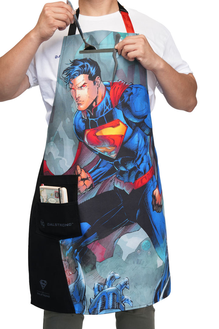 Chef's Apron | Superman™ Edition | Man of Steel | 100% Breathable Cotton | Dalstrong ©