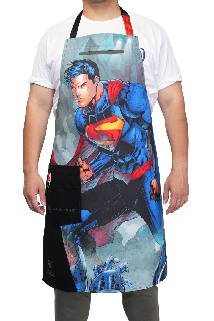 Chef's Apron | Superman™ Edition | Man of Steel | 100% Breathable Cotton | Dalstrong ©