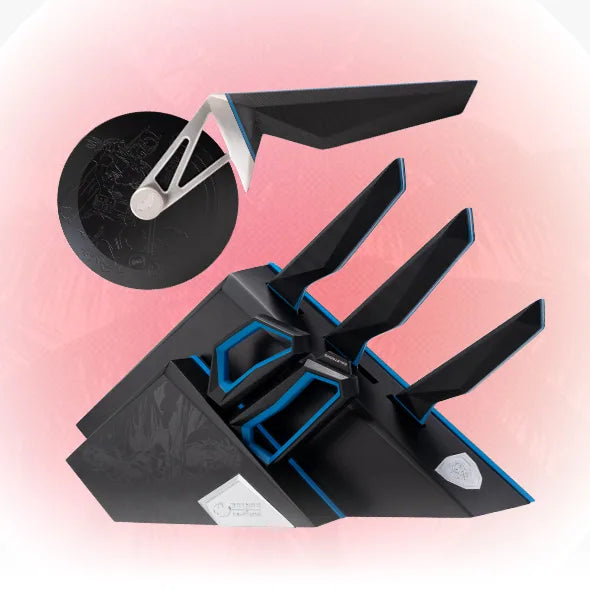 BATMAN™ EDITION 4 PIECE KNIFE SET + PIZZA WHEEL