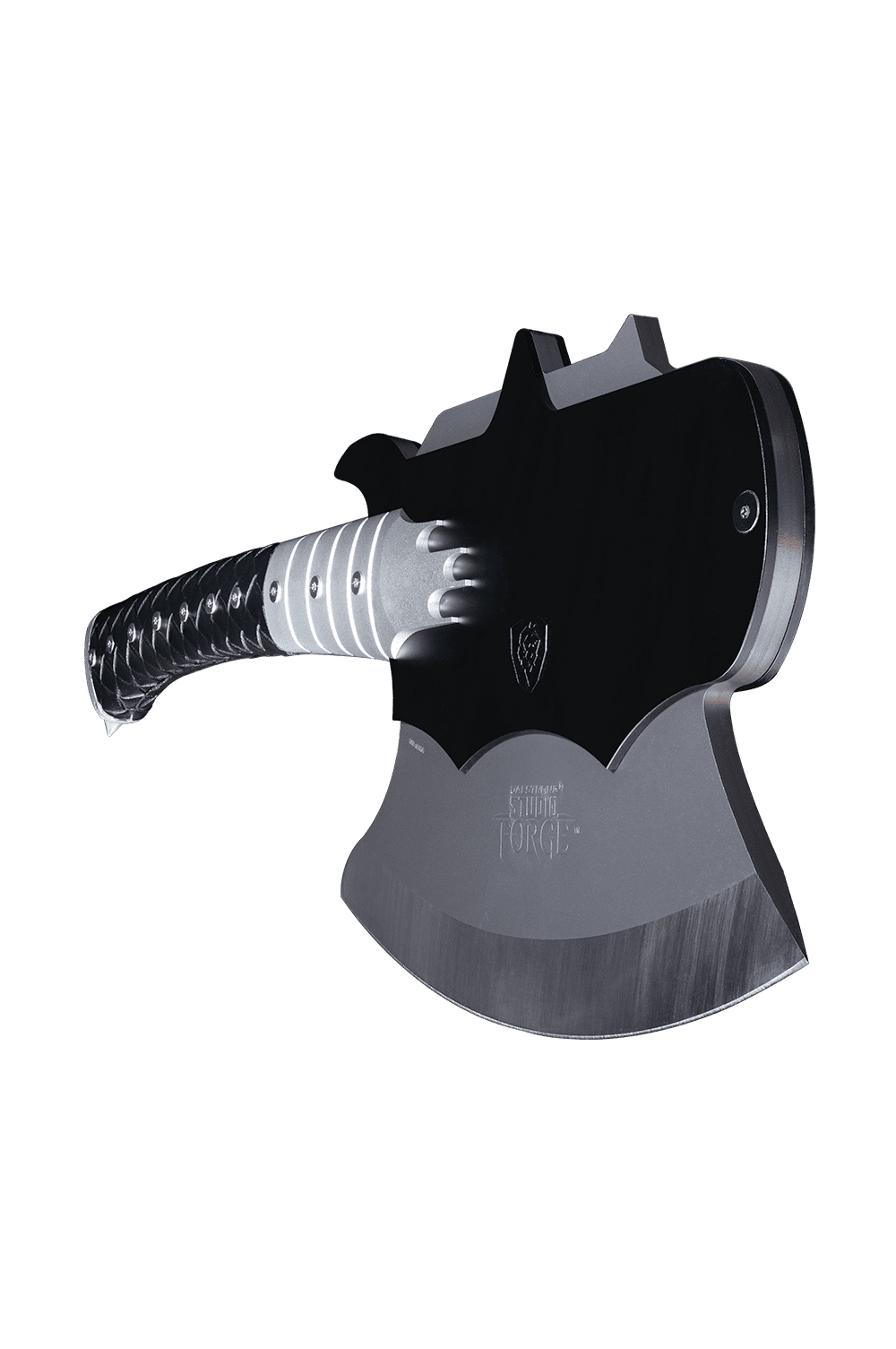 KISS™ x StudioForge™ | Gene Simmons' HELLFIRE DEMON AXE | 7.5” Collector’s Meat Axe & Display Stand