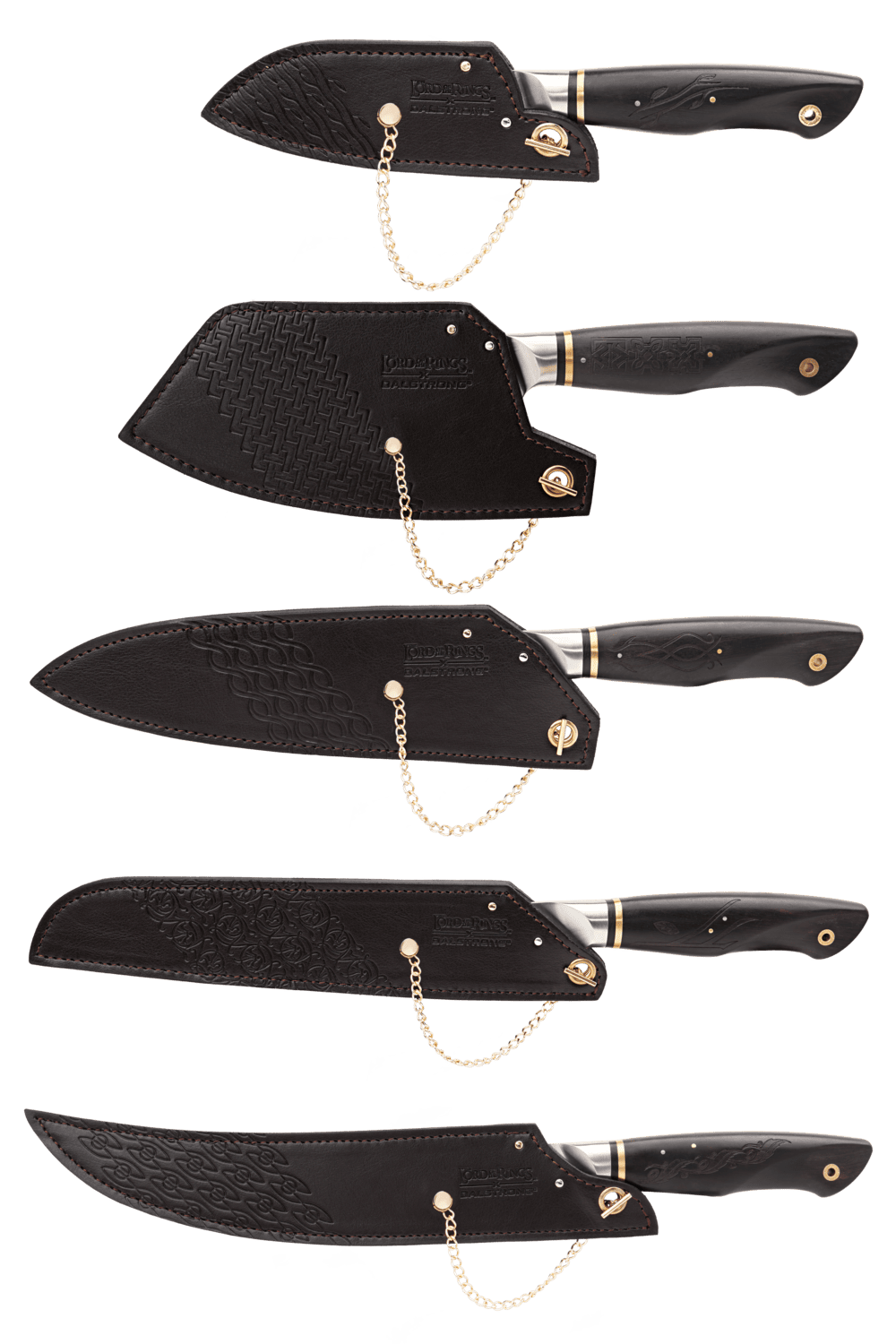5-Piece Knife Set | Lord of the Rings™ Edition | Dalstrong ©