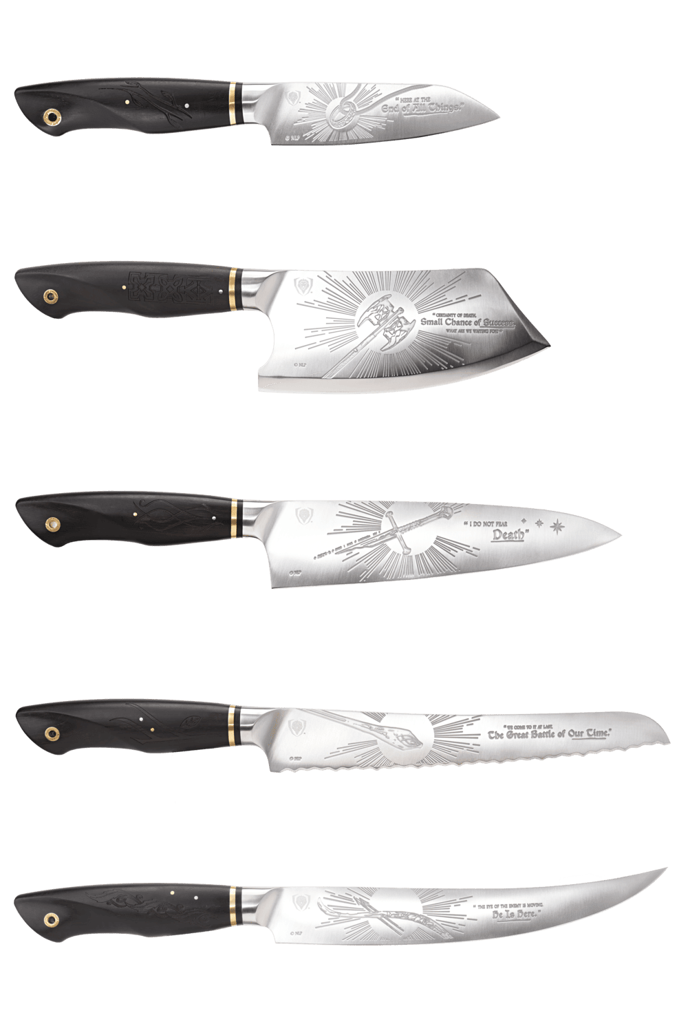 5-Piece Knife Set | Lord of the Rings™ Edition | Dalstrong ©