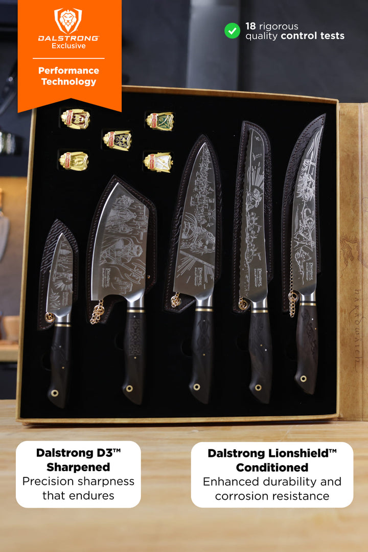 5-Piece Knife Set | Lord of the Rings™ Edition | Dalstrong ©