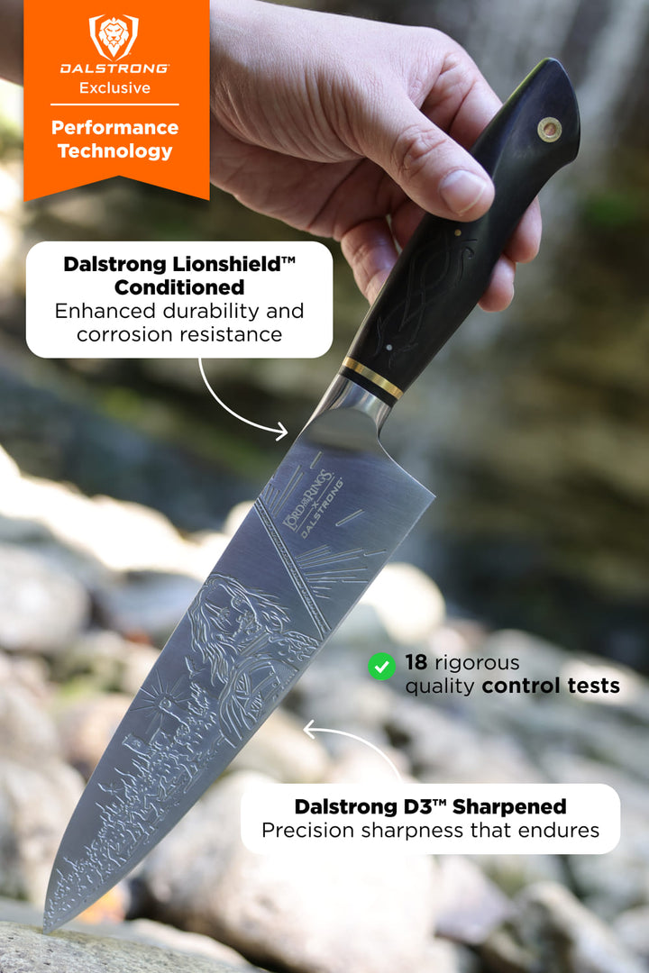 Chef Knife 8" | The Lord of the Rings™ Edition | Dalstrong © 9