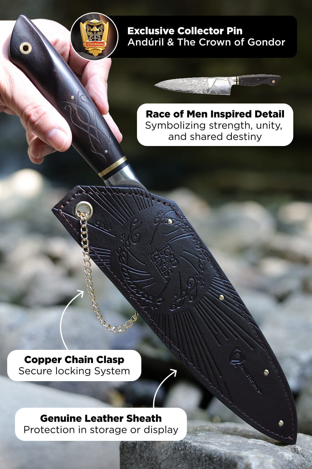 Chef Knife 8" | Lord of the Rings™ Edition | Dalstrong ©