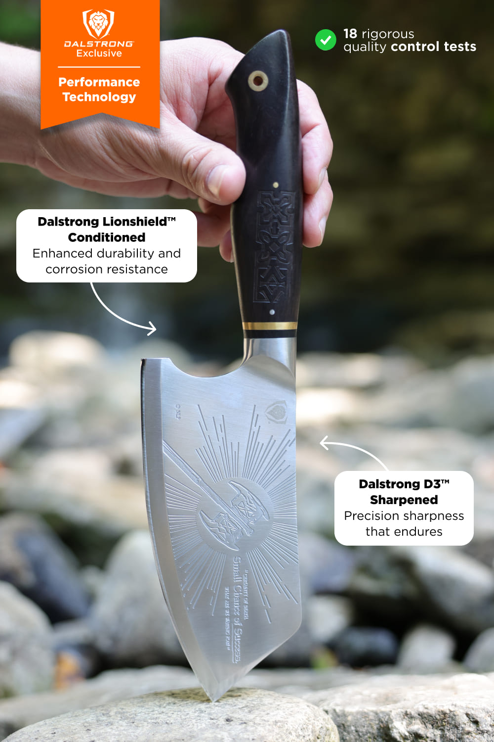Cleaver Knife 6" | The Lord of the Rings™ Edition | Dalstrong © 16