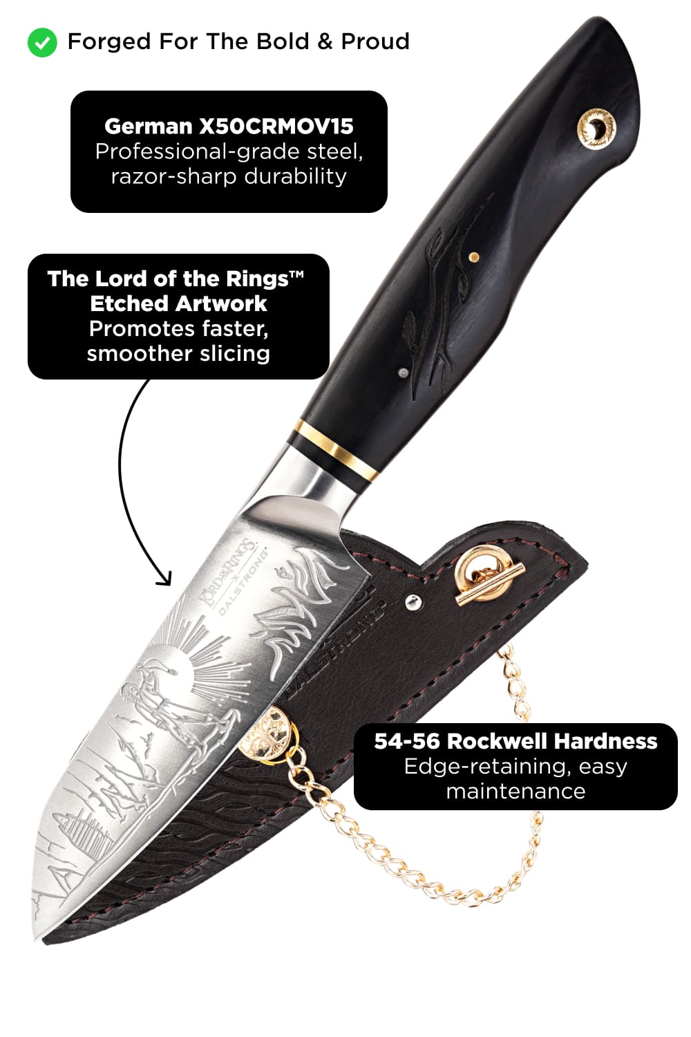 Paring Knife 4" | The Lord of the Rings™ Edition | Dalstrong © 16