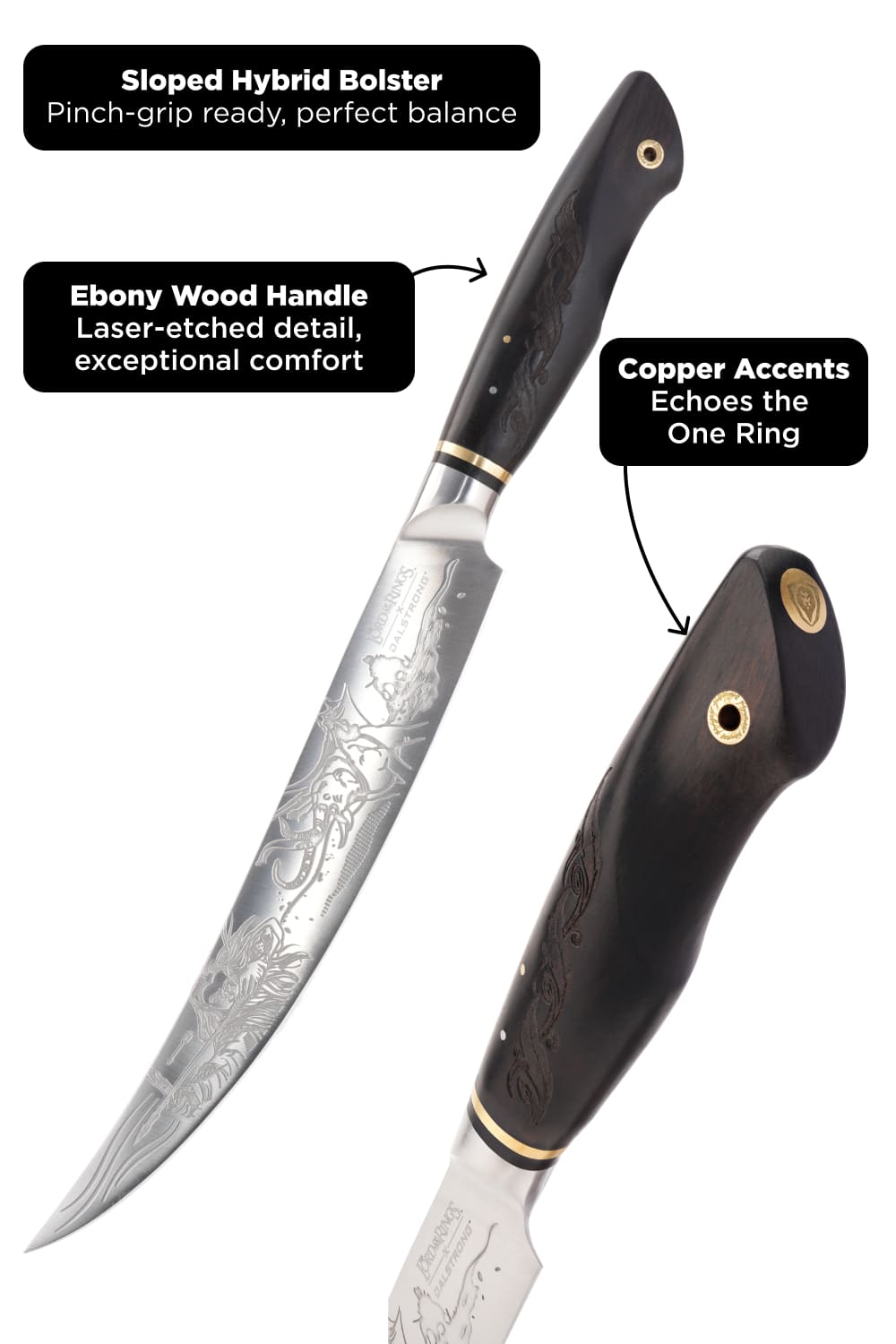 Carving Slicer Knife 9" | Lord of the Rings™ Edition | Dalstrong ©