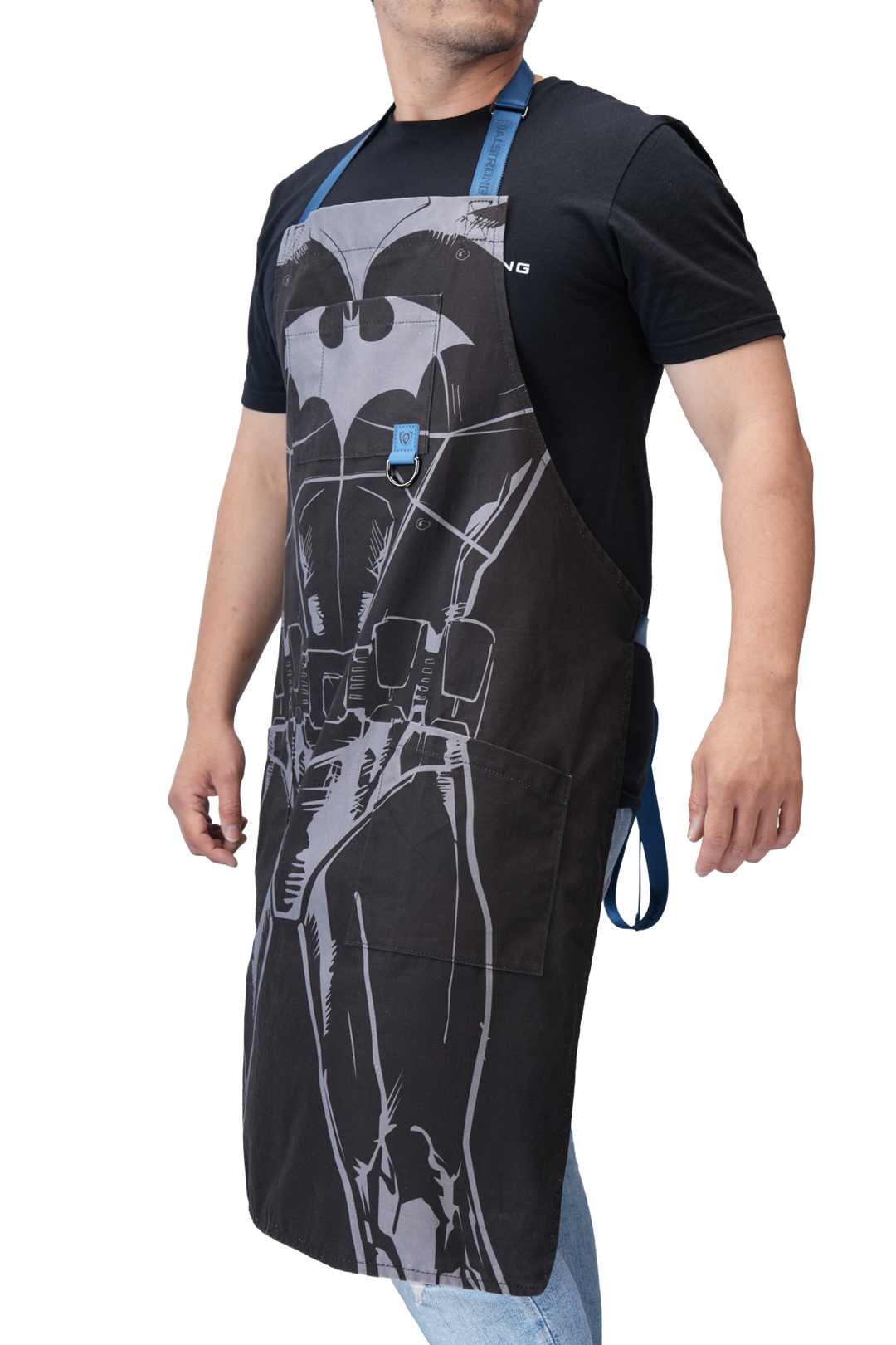 Chef's Apron | Batman™ Edition | Black Crusader | 100% Breathable Cotton | Dalstrong ©