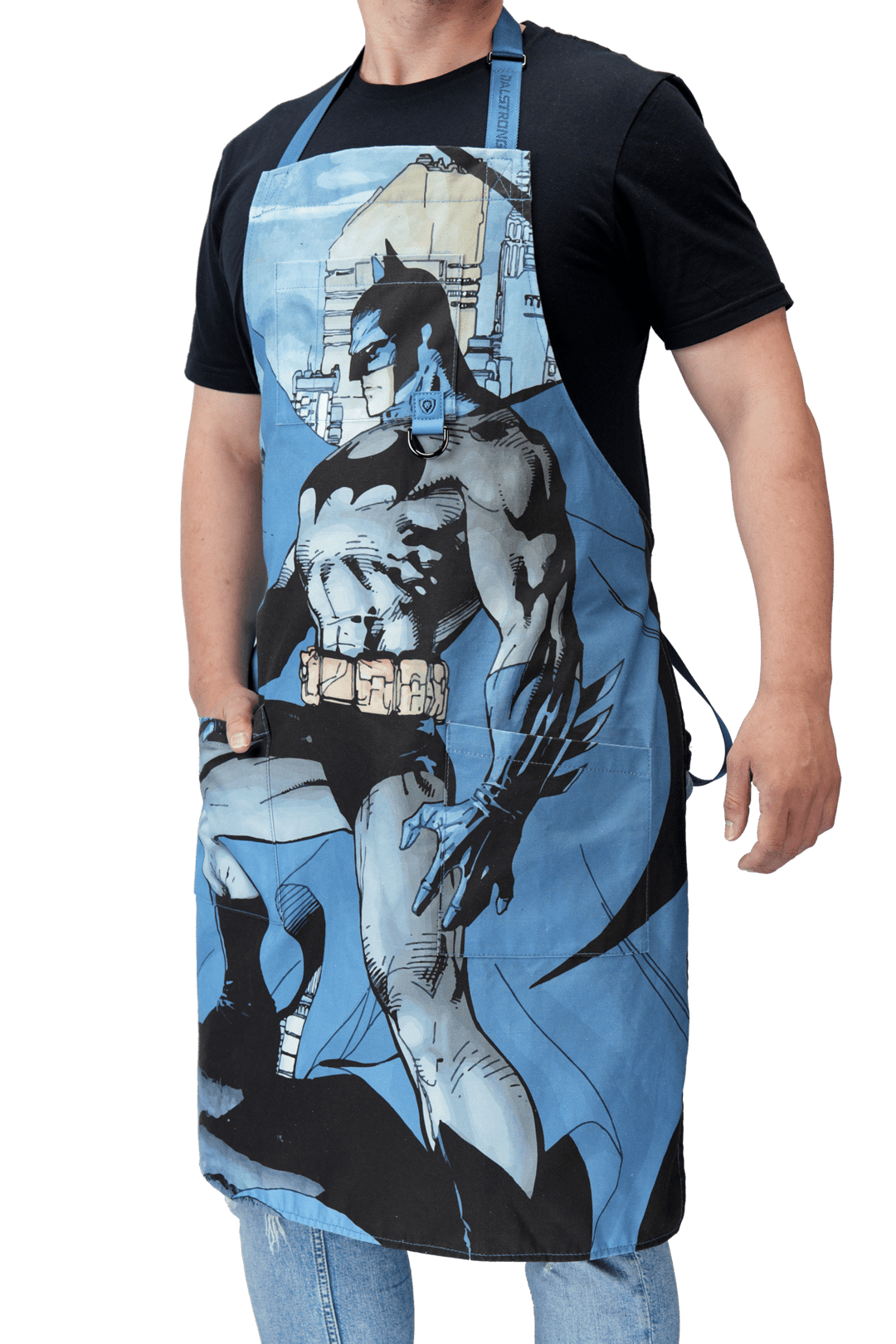 Chef's Apron | Batman™ Edition | Blue Legend | 100% Breathable Cotton | Dalstrong ©