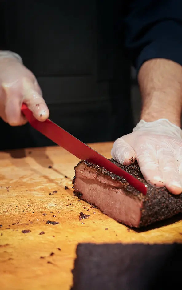 Slicing & Carving Knife 12" | Shadow Black Series | RED Edition | Dalstrong ©