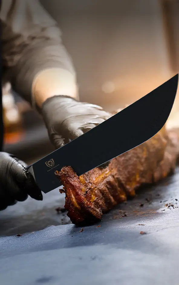 Bull Nose Butcher Knife 10" | Shadow Black Series | NSF Certified | Dalstrong ©