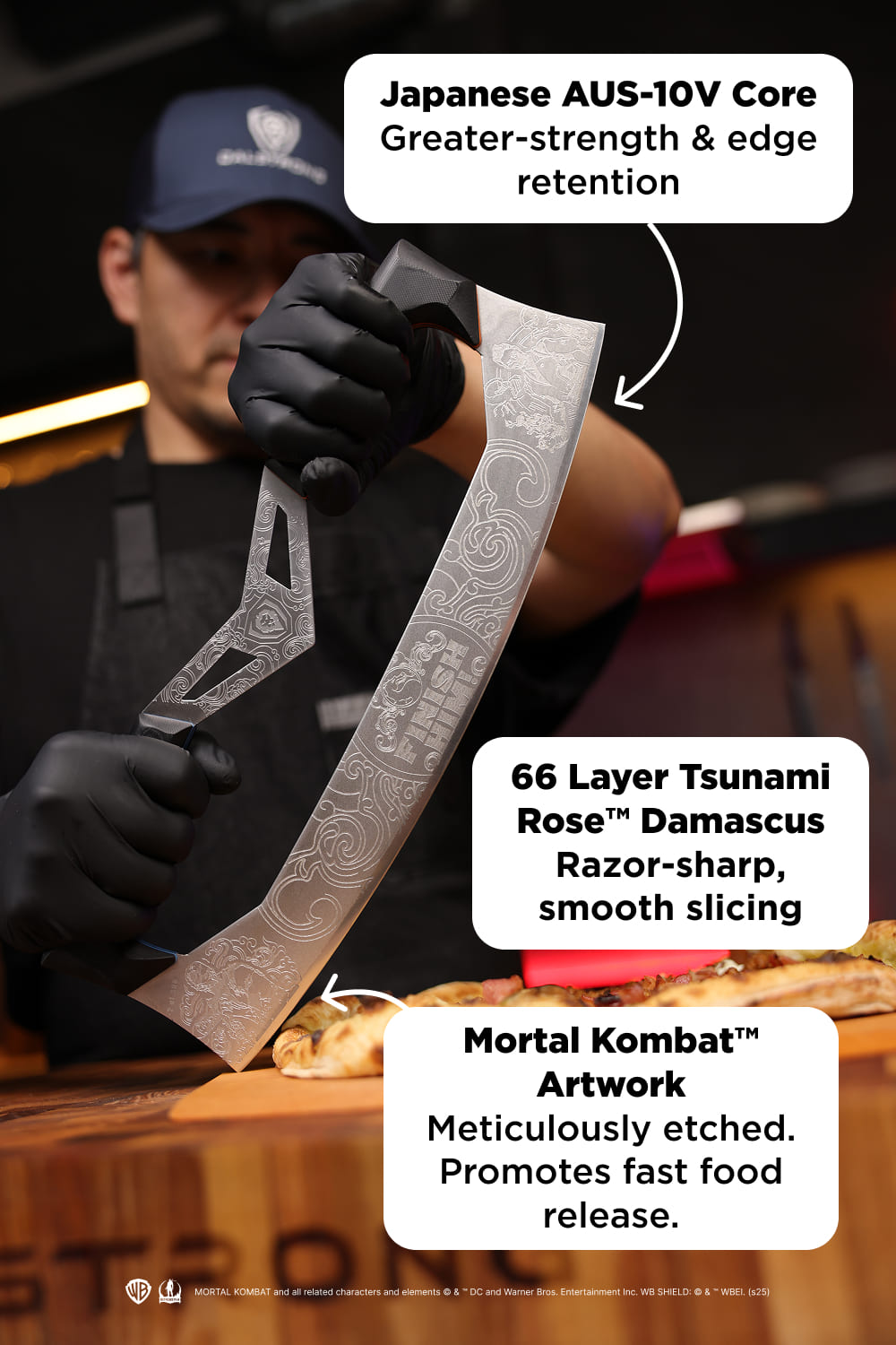 Pizza Knife 14" | MORTAL KOMBAT™ Edition | Dalstrong ©