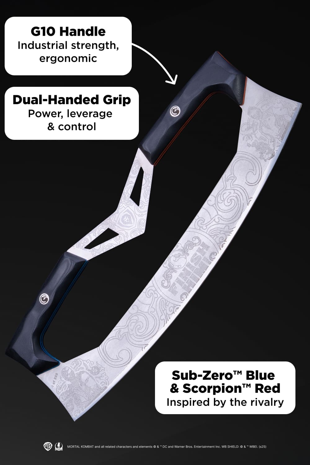 Pizza Knife 14" | MORTAL KOMBAT™ Edition | Dalstrong ©