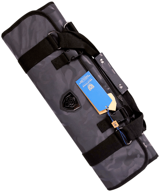 Premium Knife Roll | Dark Camo | Ballistic Series | Dalstrong ©