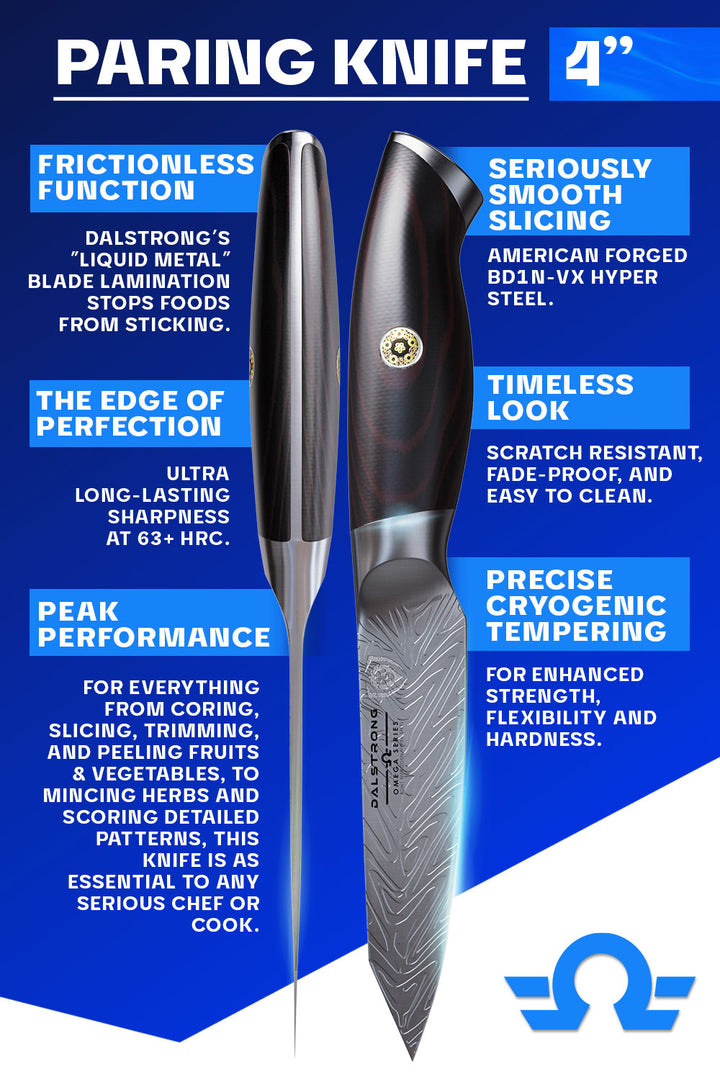 Dalstrong omega series 4 inch paring knife specification.