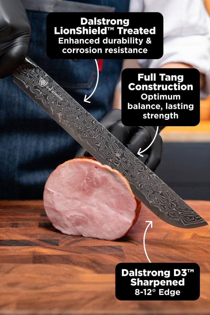 Scorpion Hellfire Bundle | 8" Chef's Knife + 4" Paring Knife + 11" Slicer Knife