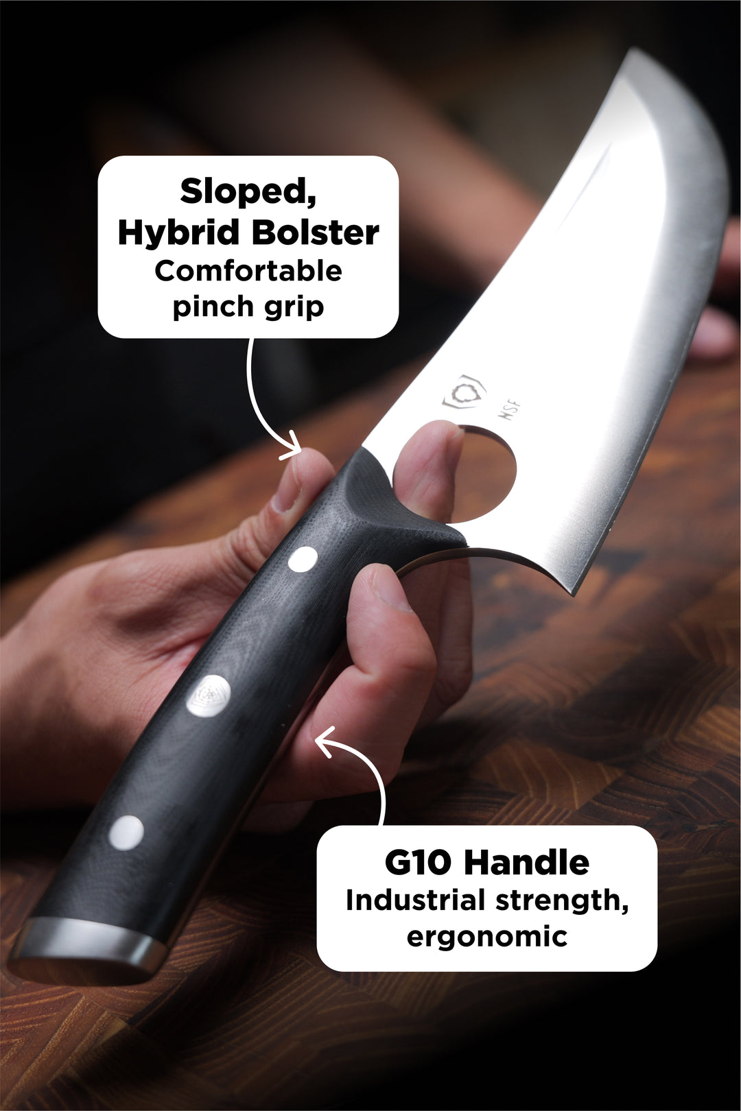 Venator Knife 7" | Gladiator Series | NSF Certified | Dalstrong © - 10