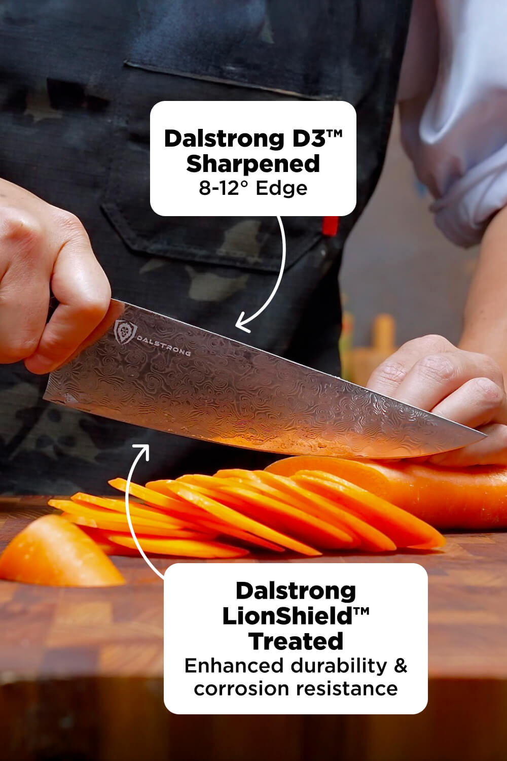 2 Piece Set | Chef Knife & Paring Knife | The Scorpion Series | Venom Edition | Dalstrong ©