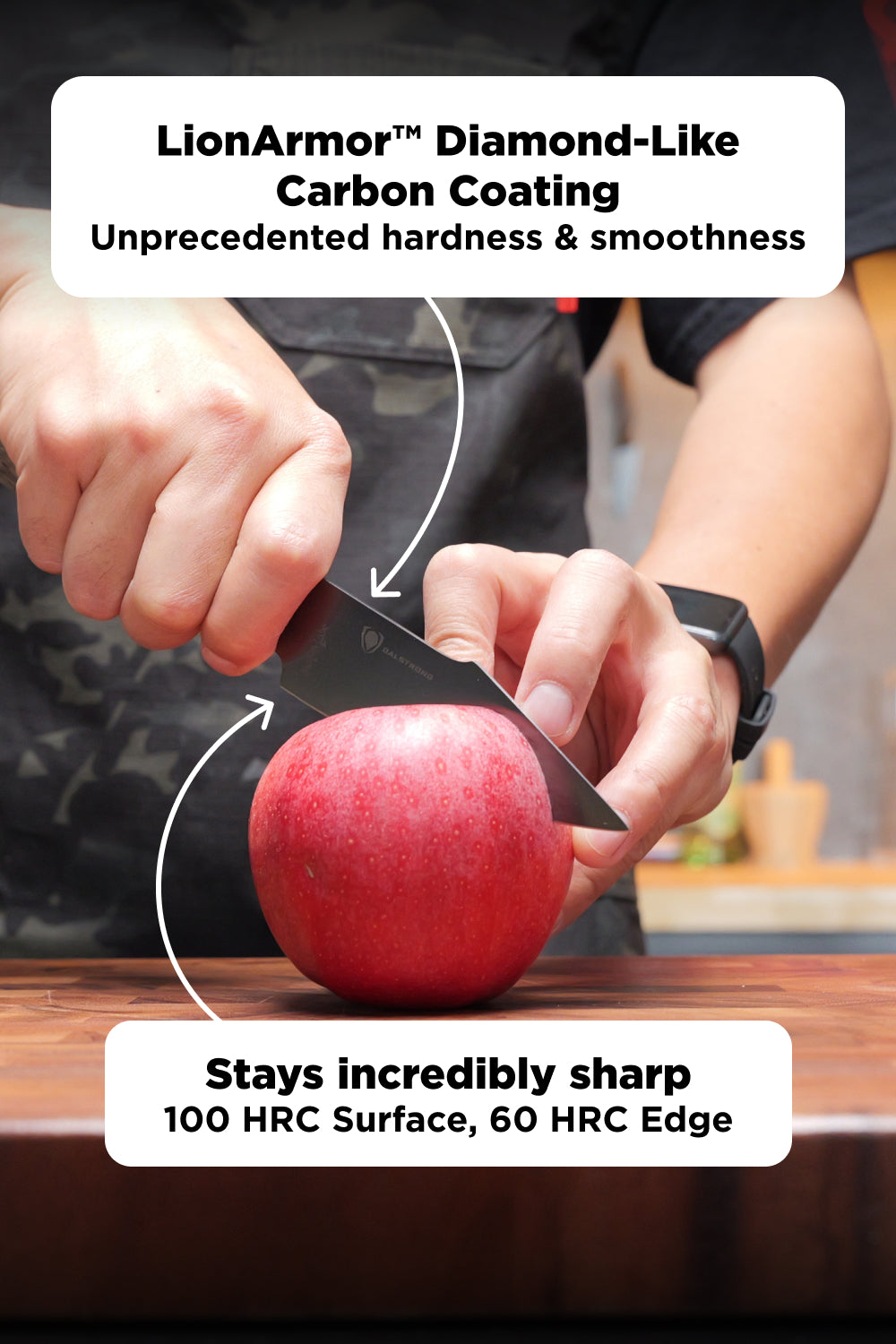 Spartan Ghost Bundle | 8" Chef Knife + 4" Paring Knife