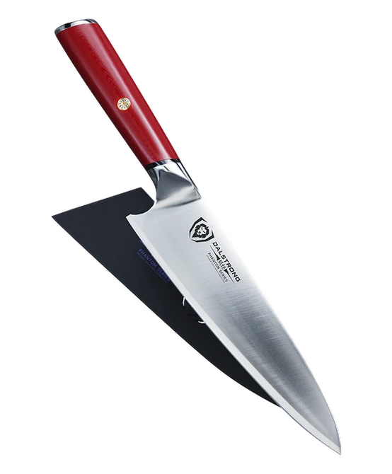 Phantom Series _ Chef's Knife 8" | Red G10 Handle | Phantom Series | Dalstrong © _ 1