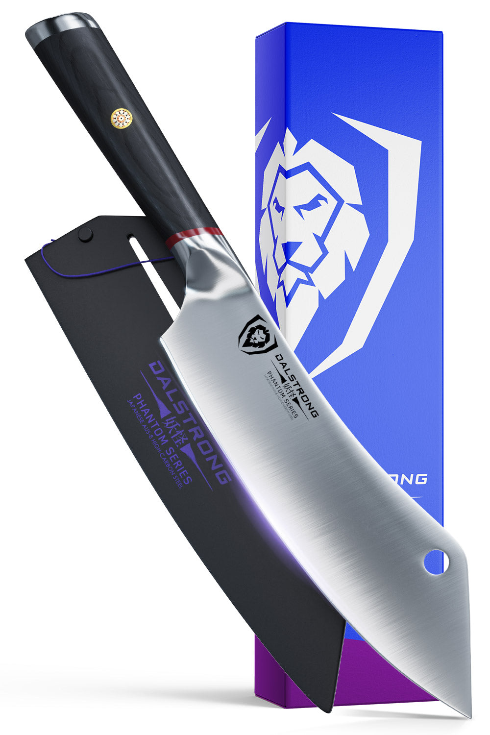 Chef & Cleaver Hybrid Knife 8" | Crixus | Phantom Series | Dalstrong ©