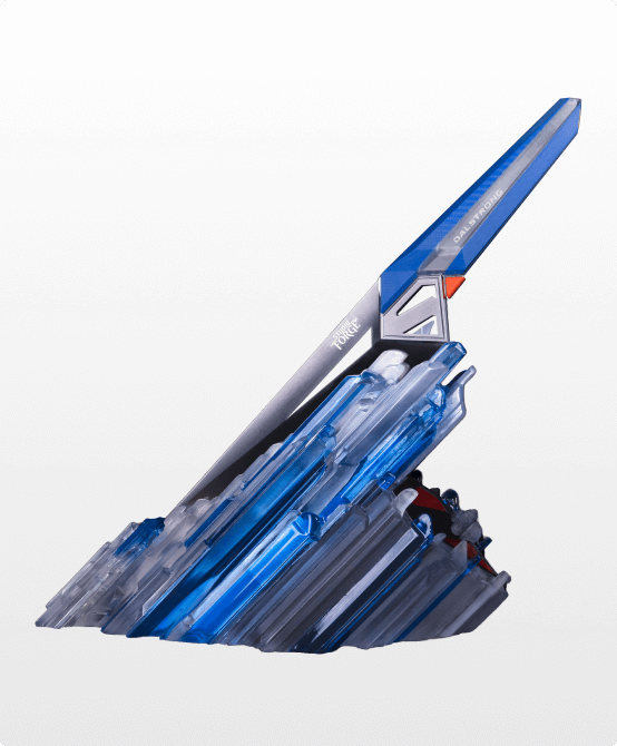 Edge of Solitude _ Superman™ x StudioForge™ | Edge of Solitude | 8.5” Collector’s Chef Knife & Display Stand _ 1