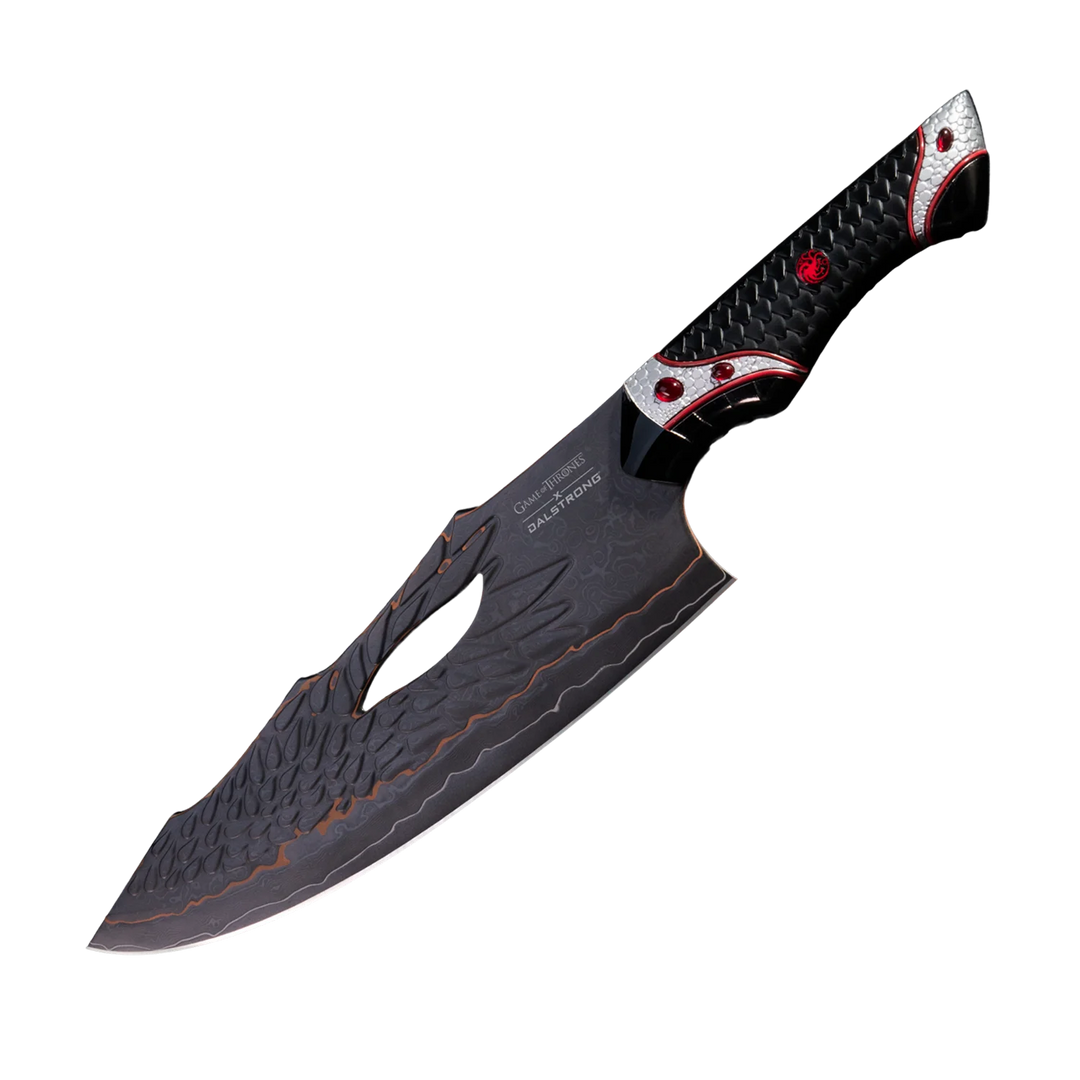 Game of Thrones™ x StudioForge™ | Drogon's Fury™ | 8.5” Collector’s Chef Knife & Sculpted Display Stand