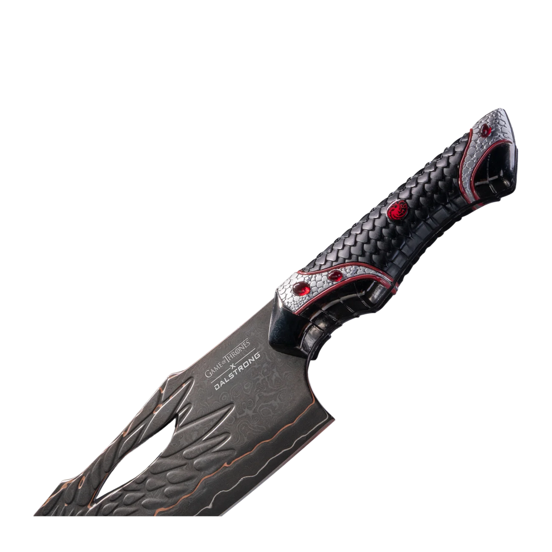 Game of Thrones™ x StudioForge™ | Drogon's Fury™ | 8.5” Collector’s Chef Knife & Sculpted Display Stand