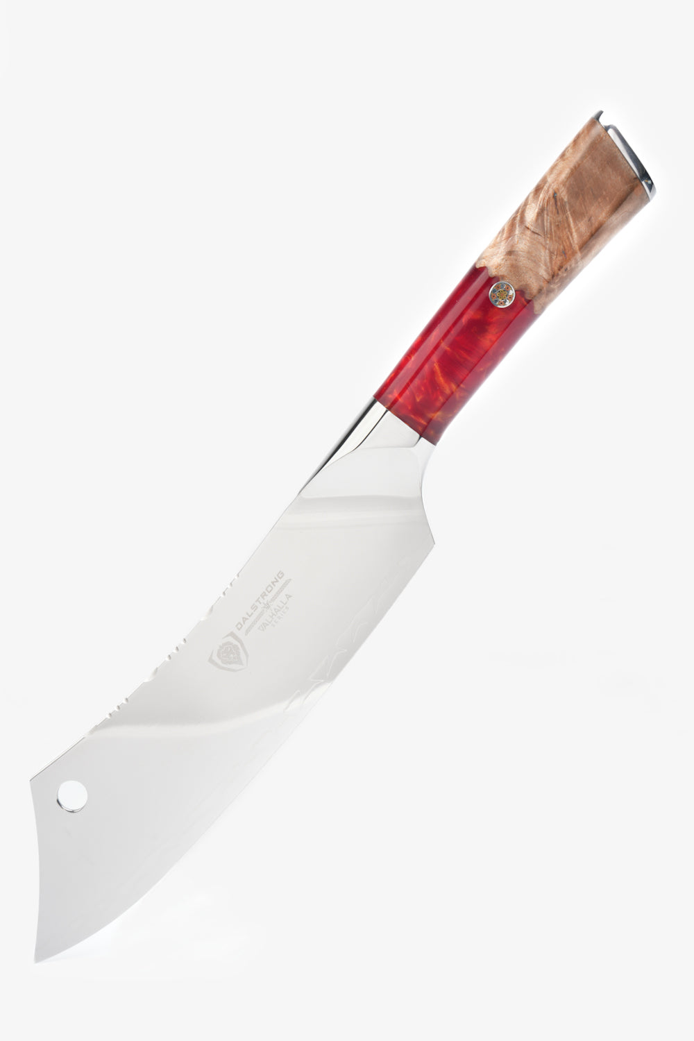 Chef & Cleaver Crixus Knife 8" | Red Handle | Valhalla Series | Dalstrong ©