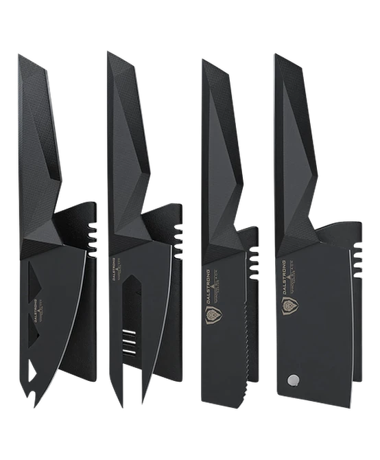 Shadow Black Series _ 4-Piece Cheese Knife Set | Shadow Black Series | NSF Certified | Dalstrong © _ 1