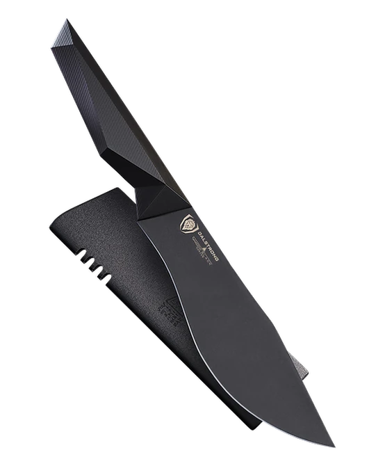 Shadow Black Series _ Chef's-Cleaver Hybrid "Barong" Knife 7" | Shadow Black Series | NSF Certified | Dalstrong © _ 1