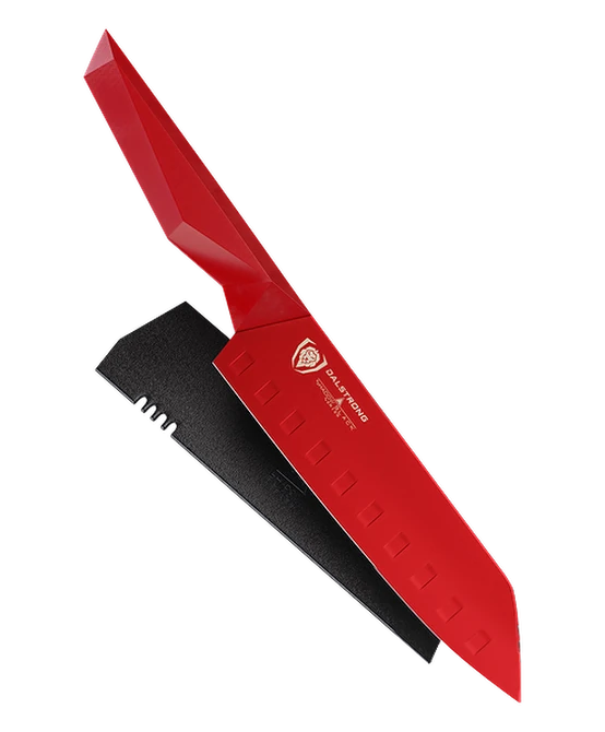 Shadow Black Series _ Santoku Knife 7" | Shadow Black Series | RED Edition | Dalstrong © _ 1
