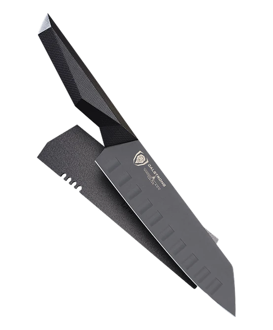 Santoku Knife 7" | Shadow Black Series | NSF Certified | Dalstrong ©