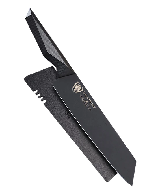 Shadow Black Series _ Kiritsuke Chef's Knife 8.5" | Shadow Black Series | NSF Certified | Dalstrong © _ 1