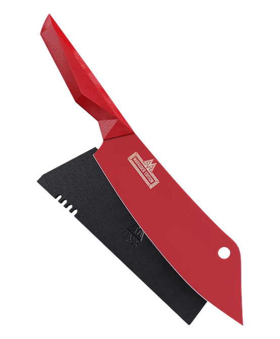 Shadow Black Series _ Chef & Cleaver Hybrid Knife 8" | The Crixus | Shadow Black Series | RED Edition | Dalstrong © _ 1