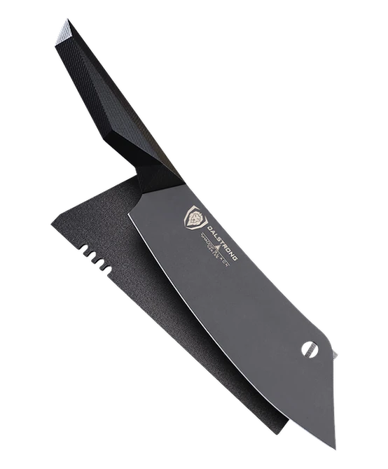 Shadow Black Series _ Chef's Knife-Cleaver Hybrid 8" | Crixus | Shadow Black Series | NSF Certified | Dalstrong © _ 1
