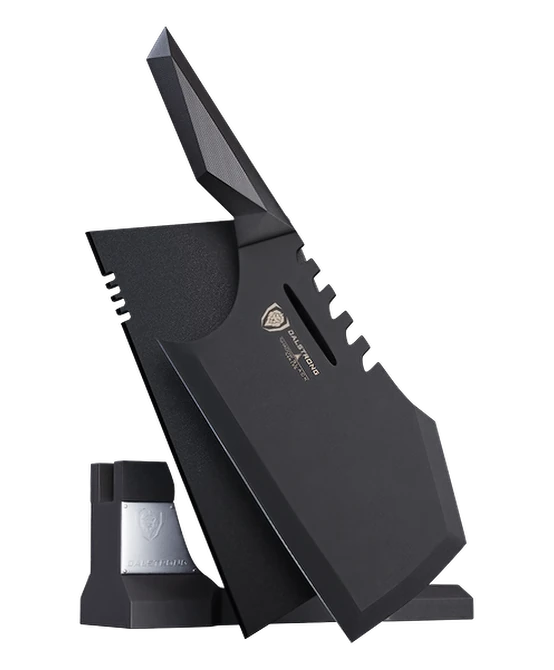 Shadow Black Series _ Meat Cleaver 9" | Obliterator | Shadow Black Series | NSF Certified | Dalstrong © _ 1