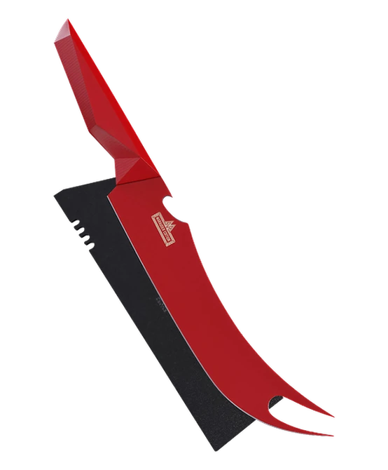 BBQ Pitmaster & Meat Knife 9" | Shadow Black Series | RED Edition | Dalstrong ©