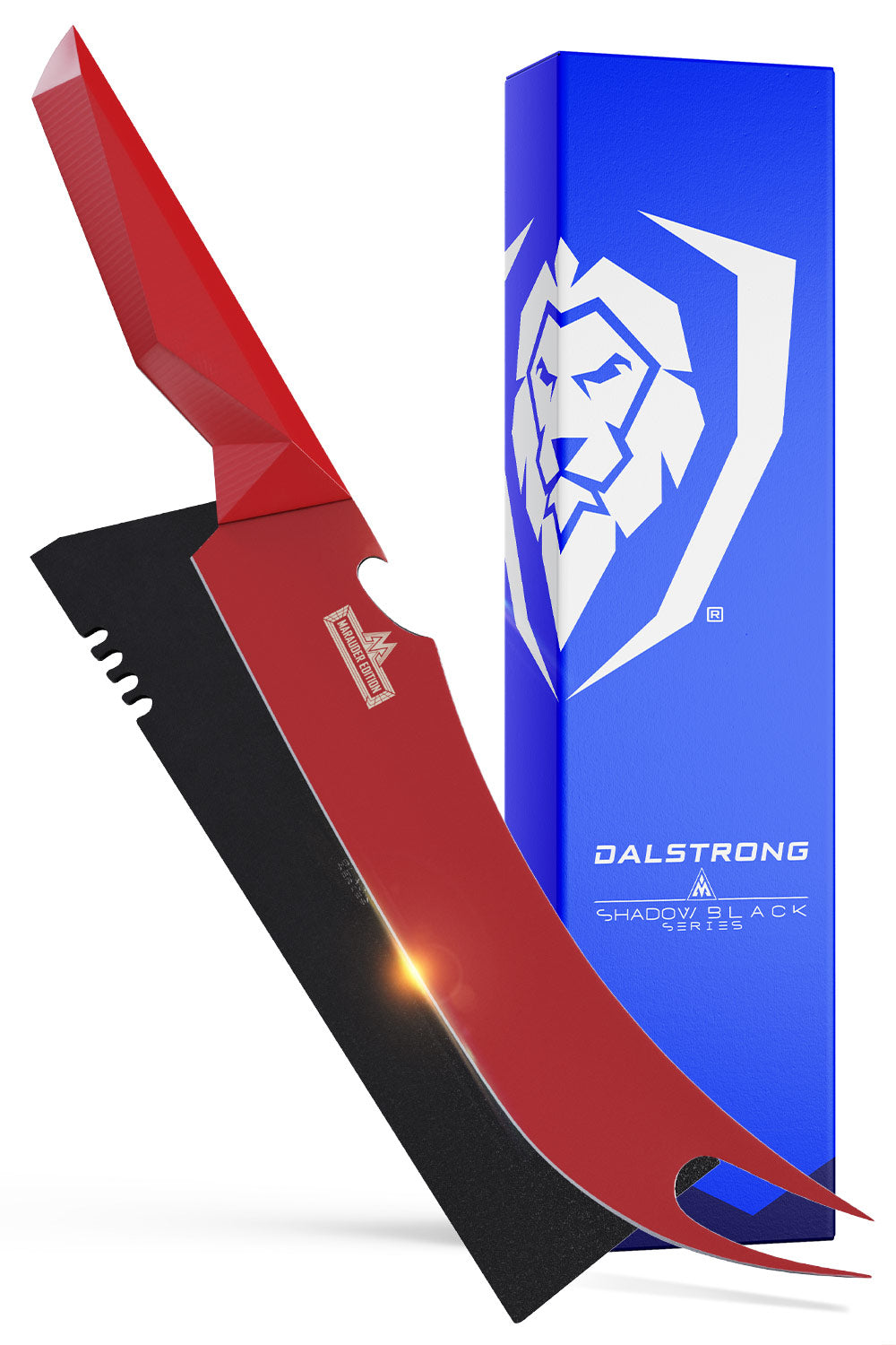 BBQ Pitmaster & Meat Knife 9" | Shadow Black Series | RED Edition | Dalstrong ©