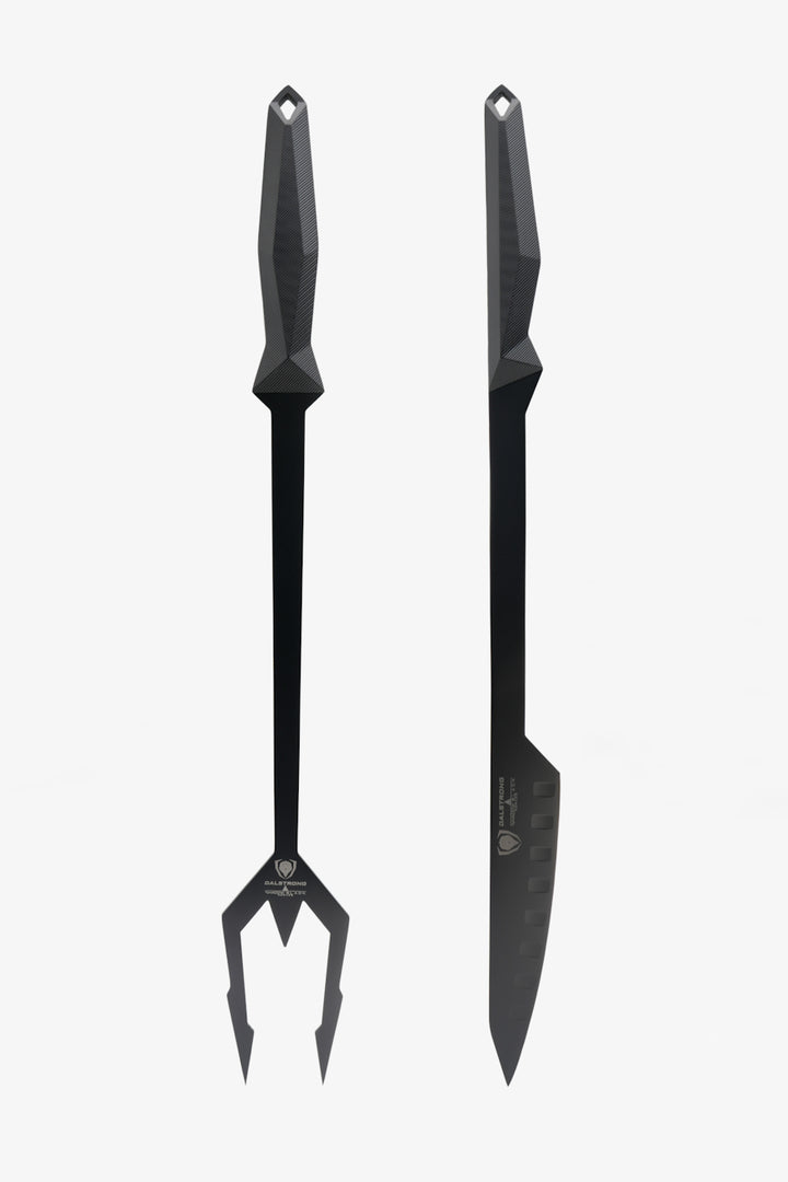 Carving BBQ Trident Set | Shadow Black Series | NSF Certified | Dalstrong ©