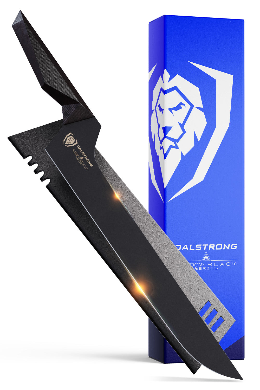 Slicing & Carving Knife 12" | Offset Blade | Shadow Black Series | NSF Certified | Dalstrong ©
