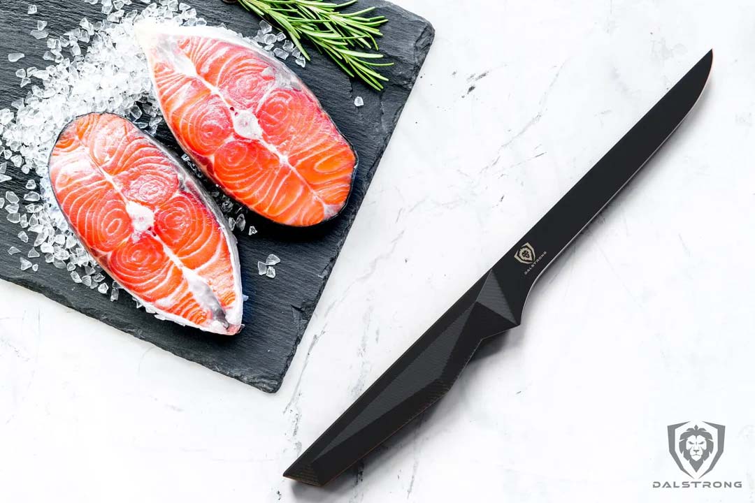 Straight Boning Knife 6" | Shadow Black Series | NSF Certified | Dalstrong © - 2