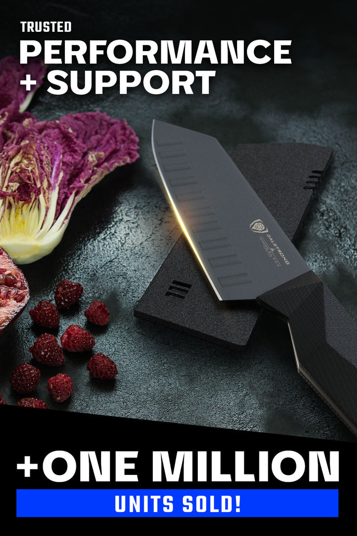 Santoku Knife 7" | Shadow Black Series | NSF Certified | Dalstrong © 7