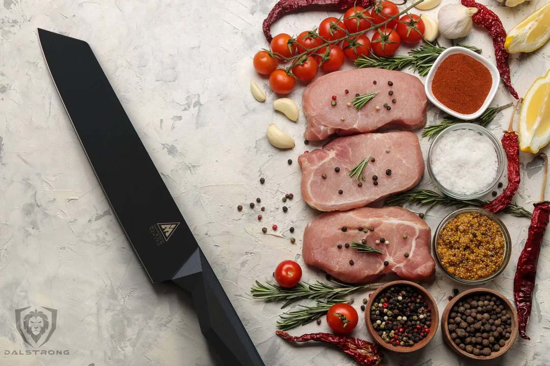 Kiritsuke Chef's Knife 8.5" | Shadow Black Series | NSF Certified | Dalstrong © 3