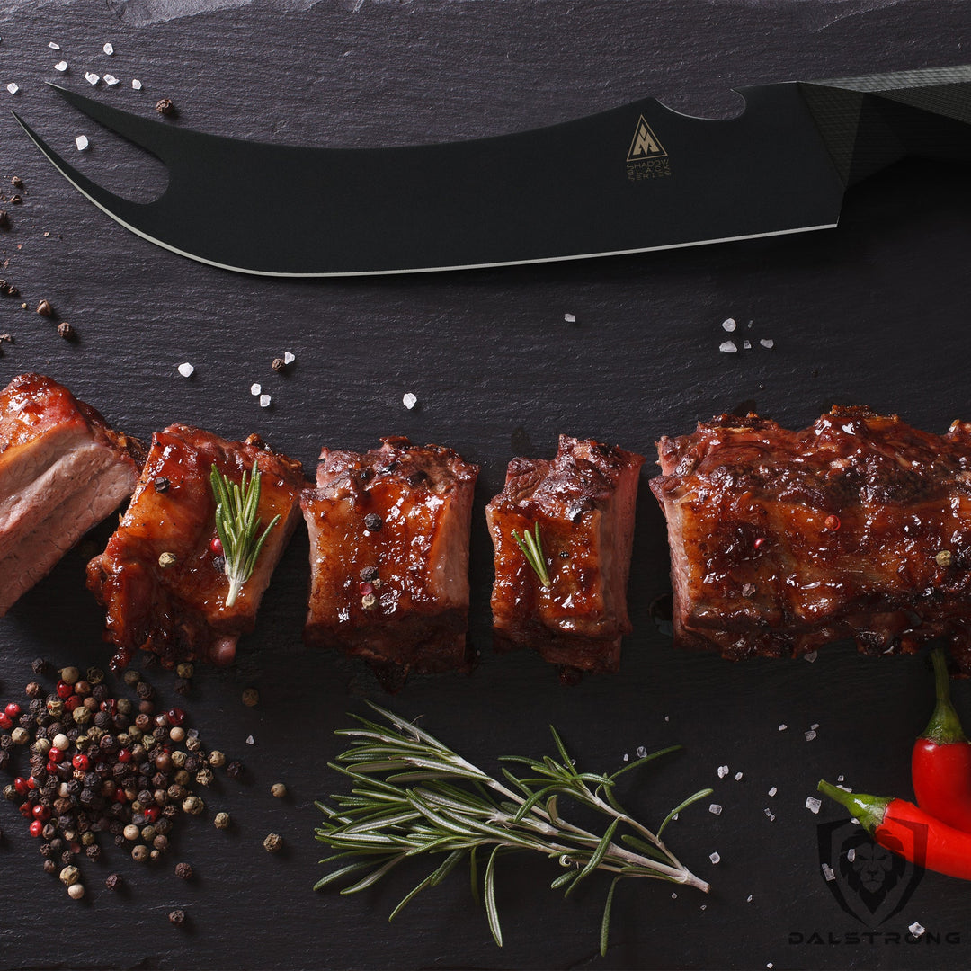 BBQ Pitmaster Knife 9" | Shadow Black Series | NSF Certified | Dalstrong © 9