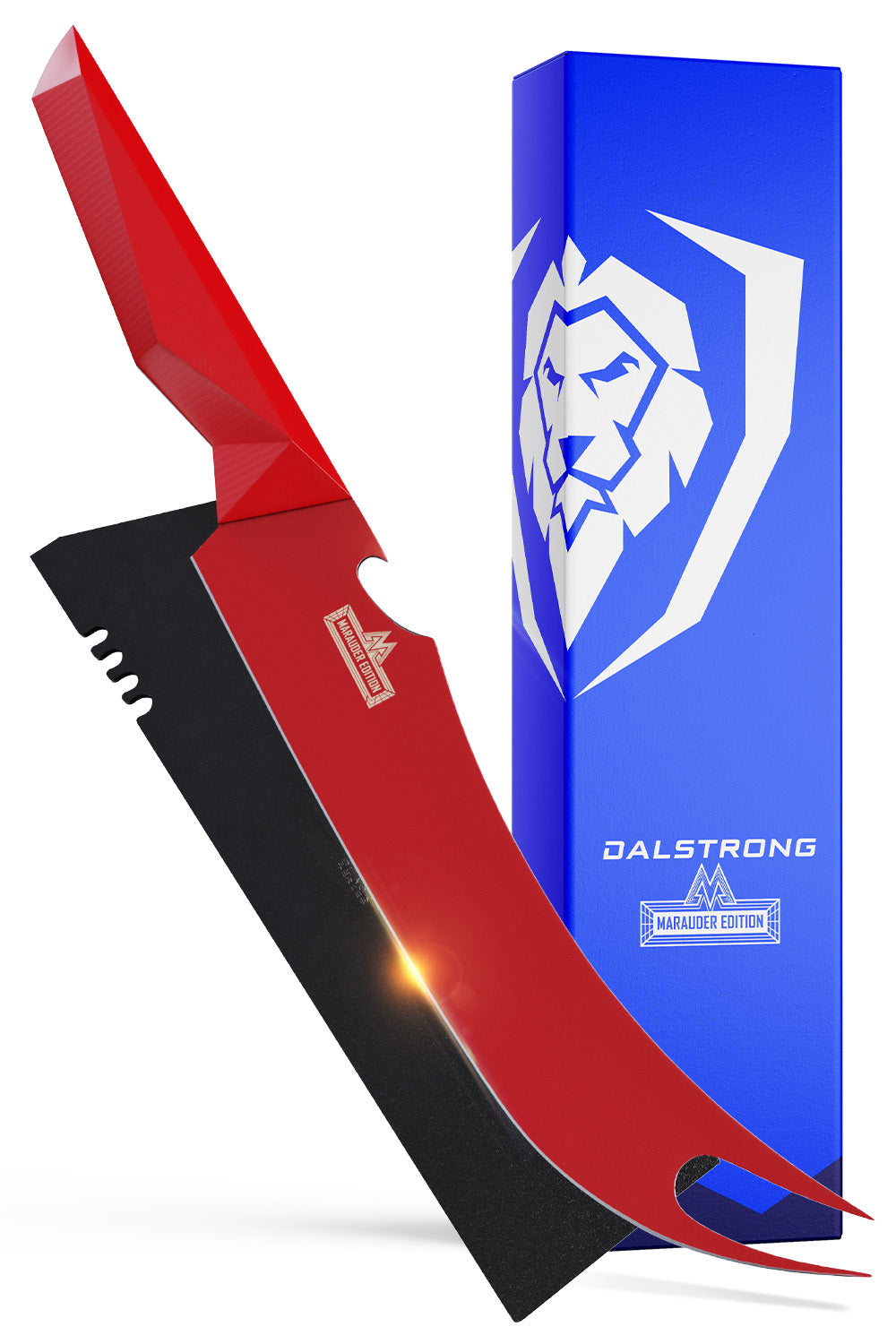 BBQ Pitmaster & Meat Knife 9" | Shadow Black Series | RED Edition | Dalstrong ©